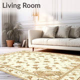 Regal Dynasty Area Antique Inspired Ornamental Design(Beige)