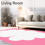 Dreamy Floating Cloud Accent Touch Decorative Plush(Pink)