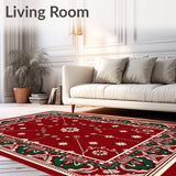 Yuletide Ornamental Tapestry Centerpiece(Red)