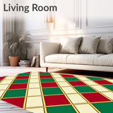 Jubilant Stripe Celebration Throw(Red)