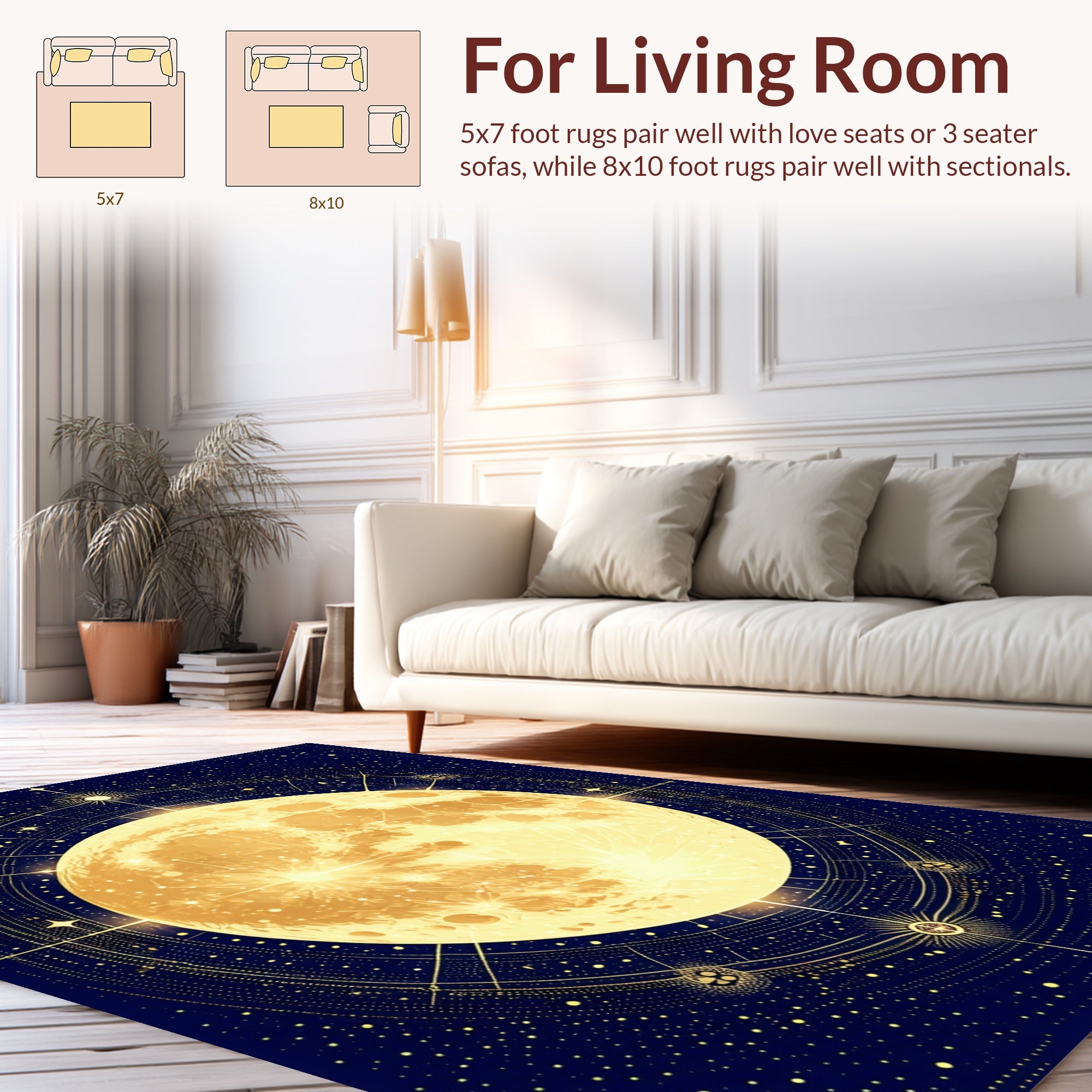 Astrology Sun and Moon(Gold) - ODIKA