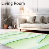 Verdant Meadow Impressionist Landscape(Green)