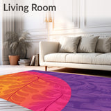 Tropical Exotic Vegetation Botanical Illustration Nature(Orange)