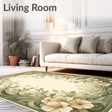 Anatolia Collection Area Sage Beige Flowing Scrollwork Design(Beige)
