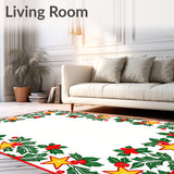 Vintage Holly Berry Wreath Festive Holiday Medallion(Red)