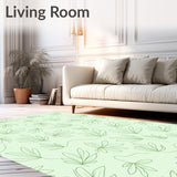 Ethereal Garden Mystical Swirl Enchanted Bloom(Green)