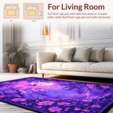 Delicate Nature Inspired Decorative Design(Purple)