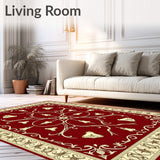 Holiday Chime Design Featuring Stylized Bells and Flourishes(Red)