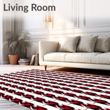 Nordic Winter Gingham Scandinavian Hygge(Red)