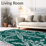 Elegant Snowflake Winter Wonderland Festive Decoration(Green)