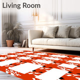 Autumn Harvest Plaid Welcome with Seasonal(Red)