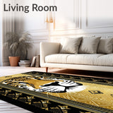 Inspiring Leopard Tiger Lion Be Strong Wild Animal Area(Gold)