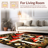 Charming Rustic Floral(Red)