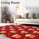 Popcorn Cinema Festival Decorative Floor(Red)