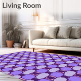 Hexagonal Honeycomb Grid with Modern Minimalist Appeal(Purple)