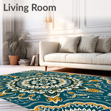 Boho Design with Intricate Paisley (Blue)