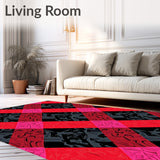 Yuletide Tartan Decorative Seasonal Statement(Red)