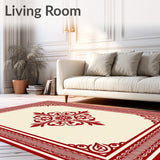 Heritage Artisan Damask Flooring Treasure (Red) - ODIKA