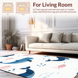 Whimsical Whale Motif(Blue)