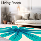 Abstract Watercolor Burst with Radiating Petal Forms(Beige)