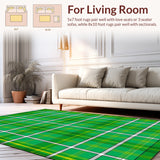 Airy Pastel Toned Plaid Style(Green)