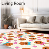 Frosted Cookie Wonderland with Festive Bow and Lollipop Accent(Brown)