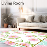 Enchanted Arboretum with Cascading Bloom Clusters and Subtle Vine Details(Pink)