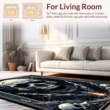 Gothic Floral Skull Motif(Gray)