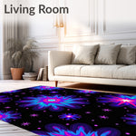 Cosmic Nebula Starfield Decorative Throw (Purple) - ODIKA