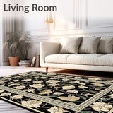 Chic Reversible Backyard Area for Patio Decor and Picnics(Black)