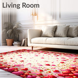 Confetti Design Entry Valentine Day Porch (Red)