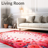 Charming Love Hearts Perfect for Valentine Day Entryway (Red)