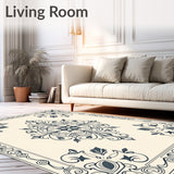 Sublime Paisley Ornamental Flourish Baroque (Ivory)