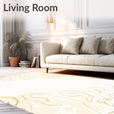 Exquisite Heavenly Cloud Swirl Dreamy Ethereal Decorative Accent (Beige) - ODIKA