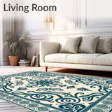 Enchanted Paisley Whimsy Arabesque Dream Tapestry(Beige)