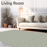 Hexagonal Honeycomb Lattice with Botanical Accent Fills(Gray)