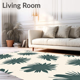 Abstract Watermark Brushstroke Swirl Motif Artisan(Green)