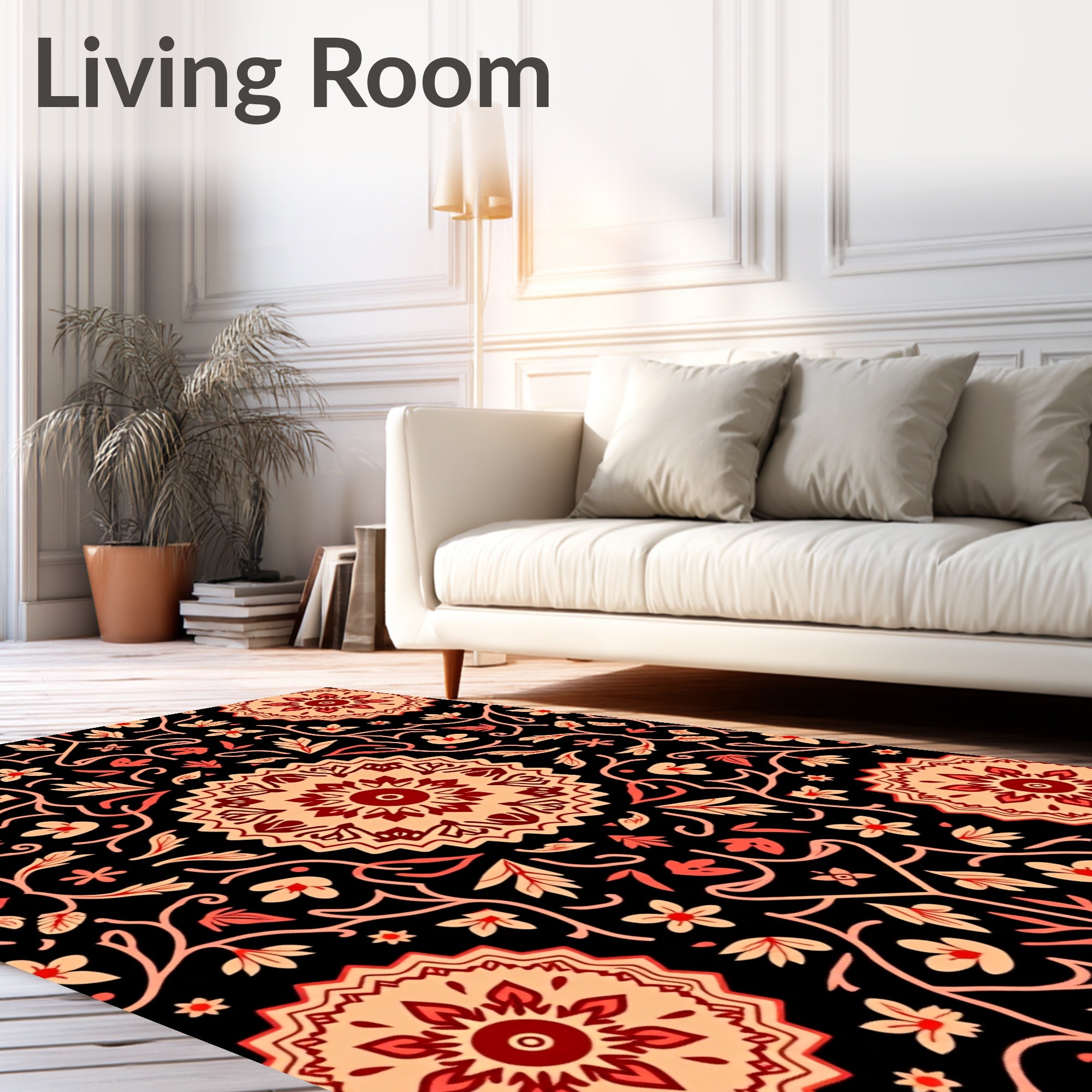 Luxurious Boho Enchanted Garden Artistic Treasure (Black) - ODIKA