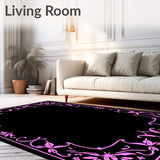 Mystical and Floral Insect Motif with Dark Ethereal Accents (Black)