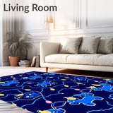 Twinkling Animal Gag Eccentric Seasonal Embellishment Fun Art(Blue)