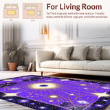 Celestial Tapestry Starburst and Constellation Artistry(Purple)