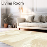 Coastal Stripe Serenity Non Slip Area(Beige)