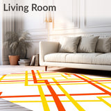 Modern Sunspire Trellis with Dynamic Chevron Accents (Orange)