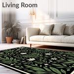 Enchanted Botanical Garden Vintage Floral (Black) - ODIKA