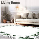 Enchanted Frosty Evergreen Magical Yuletide Celebration Floor Art(Green)