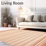 Beige Area Linear Terracotta(Orange)