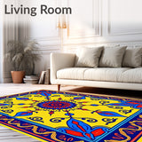 Enchanted Paisley Whimsy Plush Underfoot Sanctuary Haven(Yellow)