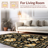 Contemporary Floral Motif(Black)