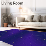 Celestial Sky with Constellation Mapping Design(Purple)