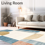 Abstract Geometric Area Modern Home Decor(Beige)